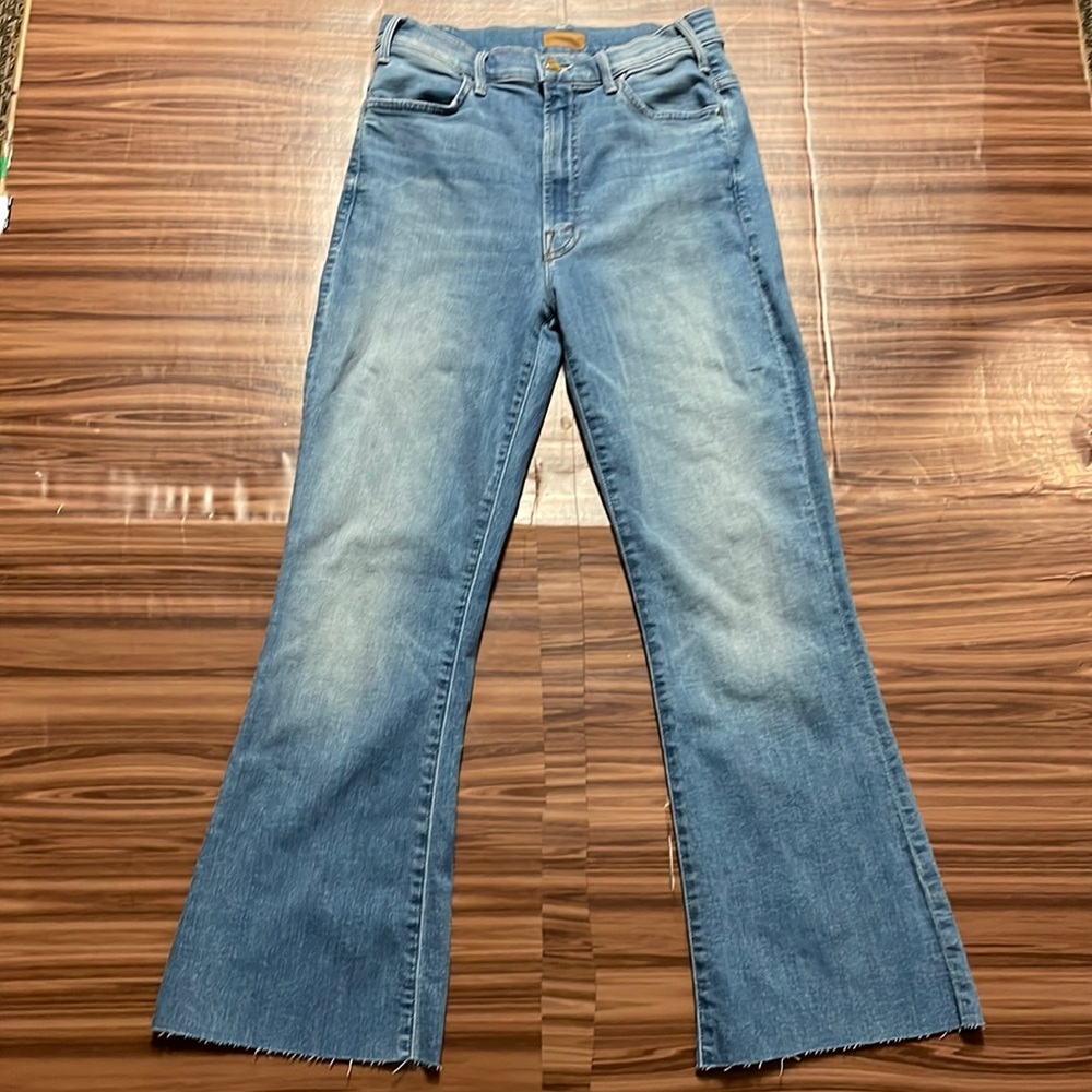 MOTHER The Hustler Ankle Fray Jeans Size 26